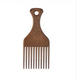 Peigne creusé 11 dents en bois Grand 1pc