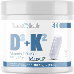 Vitamin D3+K2 90caps