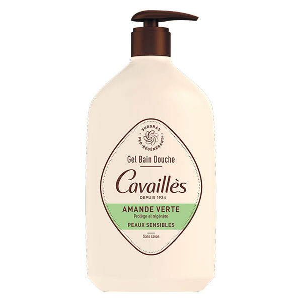 Gel Bain Douche Surgras Amande Verte 1L