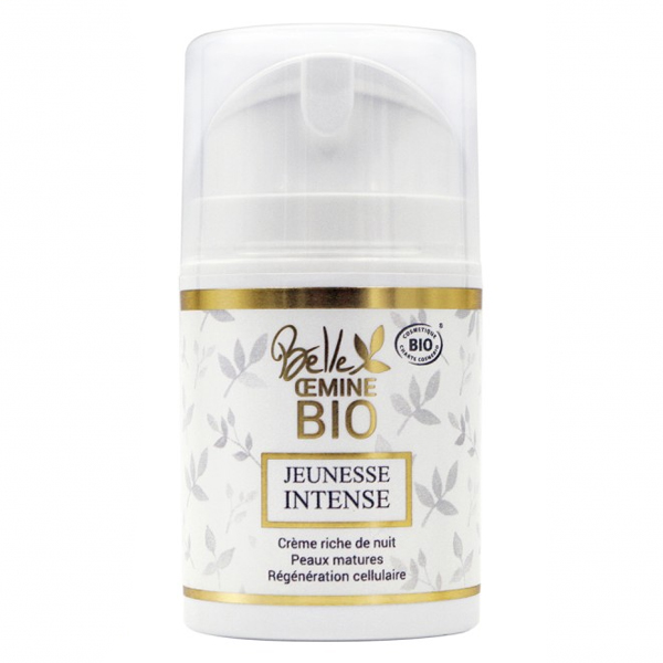 Belle Jeunesse Intense Crème Riche Nuit Peaux Matures Bio 50ml