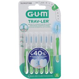 Gum® Trav-Ler 1,1 mm vert sapin