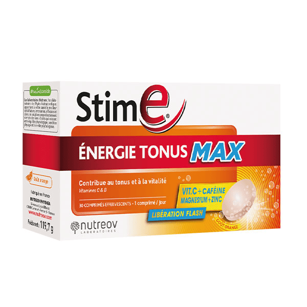 Stim E Energie Tonus Max - Boite 30 comprimés effervescents