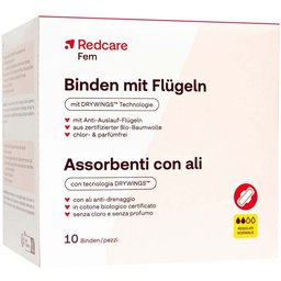 Redcare Fem Serviettes hygiéniques avec ailettes