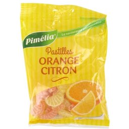 Comprimés Citron-Orange 110g
