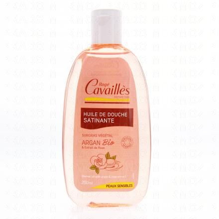 CAVAILLÈS Huile bain et douche Satinante huiles d'argan & rose 250ml