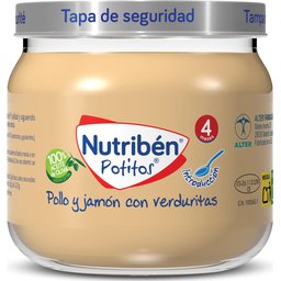 Potito maison à la viande de poulet et jambon 120 g