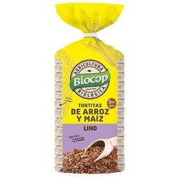 Tortita de Arroz, Maíz y Semillas de Lino 200g