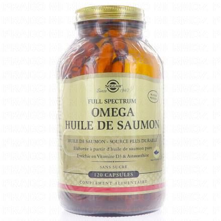Omega Huile de Saumon 120 gélules