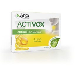 Activox® Pastilles pour la gorge sans sucre au miel