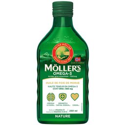 Möller’s - Oméga-3 Huile de foie de morue sans arome