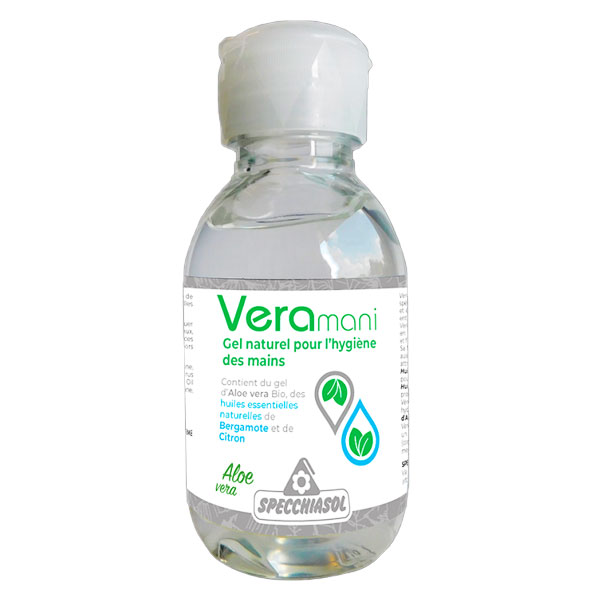 Vera Mani Gel Naturel pour l'Hygiène des Mains Aloe Vera 100ml