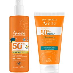 Pack Cleanance SPF50+ 50ml + Spray Familia SPF50+ 400ml
