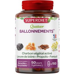 Quatuor Ballonnements - Charbon, Fenouil, Propolis, Levure