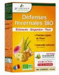 Défenses Hivernales Bio 20 Ampoules - Boîte 20 ampoules de 10 ml