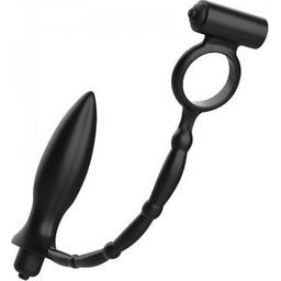 Anal Plug avec Anneau Vibrant 1ut