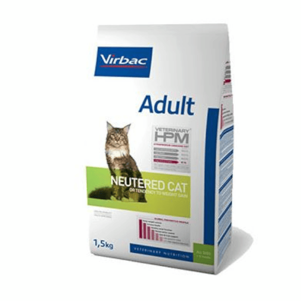 Veterinary hpm Neutered Chat Adulte (+12mois) Croquettes 1,5kg