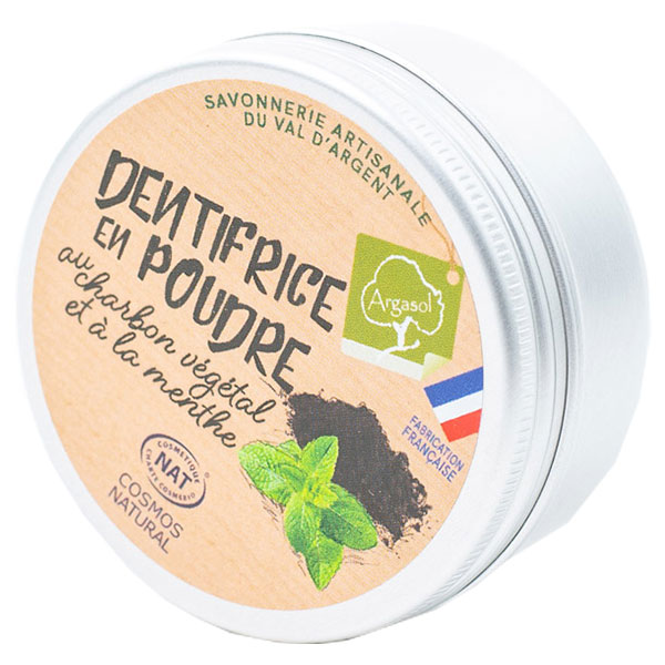 Dentifrice en Poudre Charbon Végétal et Menthe 30g