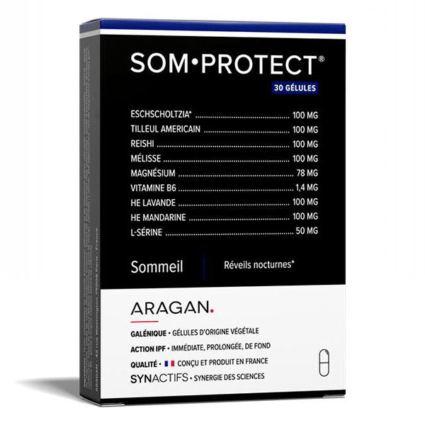 Aragan - - Somprotect ® - Fatigue et Sommeil - Magnésium - 30 gélules