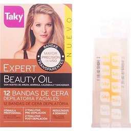 Bandes d'épilation faciale dépilatoire 12 pièces