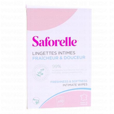 Fraicheur & Douceur - Lingettes nettoyantes intime x 10 sachets individuels