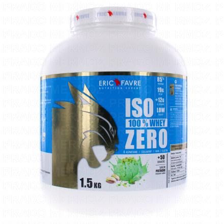 ERIC FAVRE Iso zero whey saveur pistache 1,5kg