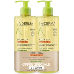 A.derma Exomega Control Huile lavante émolliente Anti-grattage