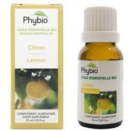 Phybio Huile Essentielle Bio Citron 10ml
