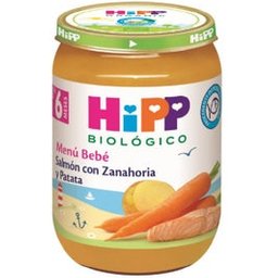 Saumon avec Carotte et Pomme de Terre +6M Bio 190g