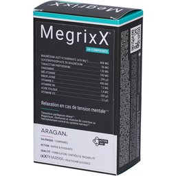 Megrixx® | Magnésium, vitamine D & mélatonine | Charge mentale