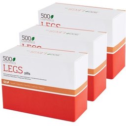 500Cosmétiques Jambes 60 Capsules x3