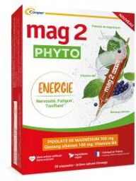 2 Phyto Énergie 30 Unités - Boîte 30 ampoules de 10 ml