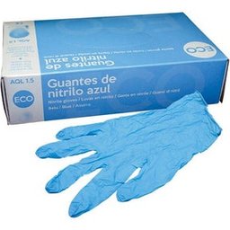 Gants Nitrile Taille S Bleu 150uts