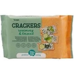 Crackers au romarin et aux graines de lin 250g
