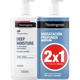 Neutrogena Pack Hydratation Profonde Sans Parfum 2x750ml