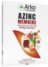 Azinc Mémoire 30 Gélules - Boîte 30 gélules