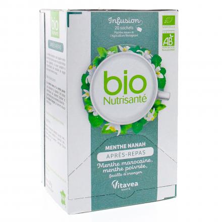 Tisane Menthe Nanah Après repas 20 sachets