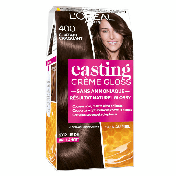 L'Oréal Casting Crème Gloss Coloration Châtain Craquant 400