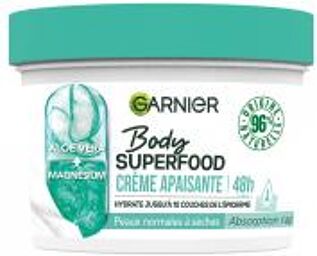 Body Superfood Crème Apaisante 48 Heures 380 ML - Pot 380 ml