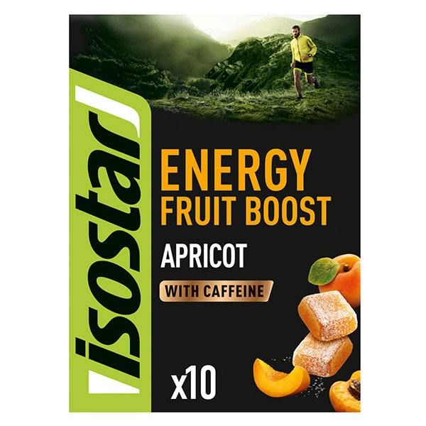 Pâte De Fruit Energy Fruit Boost Apricot Riche En Glucides Et Caféine 10 Carrés