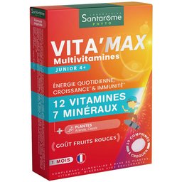BIO Multivitamines Vita'Max Junior - 30 comprimés à croquer