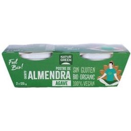 Dessert aux amandes et agave biologiques (2x125 g)