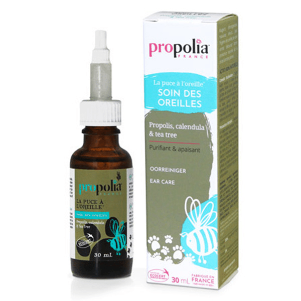 Animaux La Puce à l'Oreille Soin des Oreilles Propolis Calendula & Tea Tree 30ml