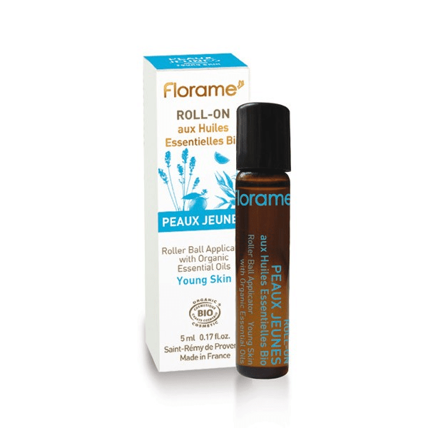 Aromathérapie Roll'On Peau Jeune Anti-Imperfections Bio 5ml