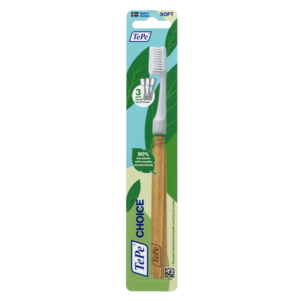 Choice Brosse à Dents + Têtes Interchangeables Roses 3 unités