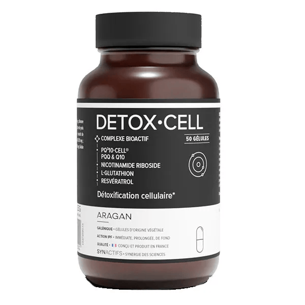 Aragan Detox- Cell PQ³10-CELL® vitalité cellulaire – 30 gélules