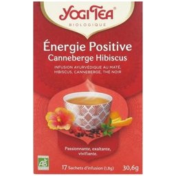 Énergie Positive Canneberge Hibiscus Bio 17 sachets