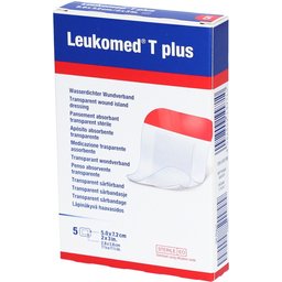 Leukomed® T Plus Pansement absorbant transparent 5 x 7,2 cm stérile