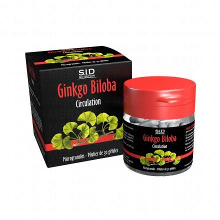 SID NUTRITION Phytoclassics Ginko Bilboa circulation boîte de 30 gélules