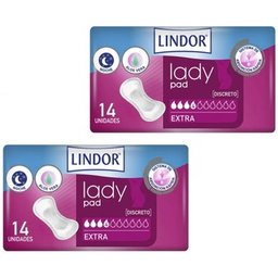 Lady Pad Coussinets pour incontinence 3 gouttes 2x14 unités