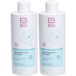 B COM BIO Organic Gel moussant 2 en 1 sans savon